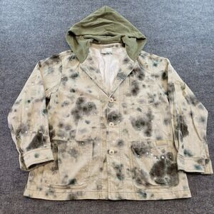 We-Ar4 Hooded Jacket‎ Size Small Green